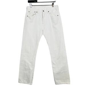 NEW! RE/DONE Levi Strauss Selvedge Denim White - 32x31